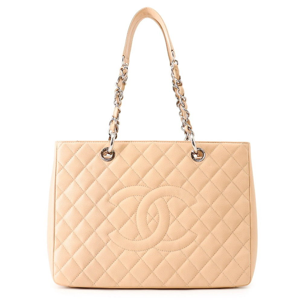 Chanel Chain Tote Bag, Coco Mark Reissue Tote, Matelassé Caviar Skin A50995, ...